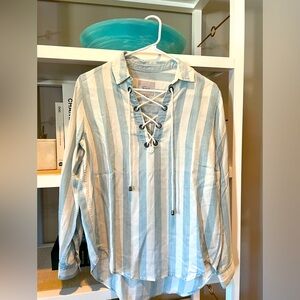 Rails lace up shirt.